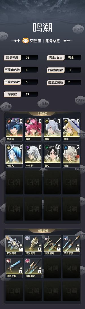 鸣潮【76级】 双队伍成型