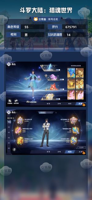斗罗大陆：猎魂世界【55级】进度号，可小刀