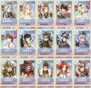 三国志幻想大陆【101级】 五火姜维三火文姬四红赵云