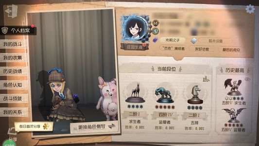 第五人格【68级】两套联动金 日向创 真相小姐 