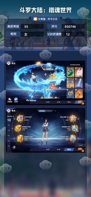 斗罗大陆：猎魂世界【55级】 850k高战急售求带走，可小刀