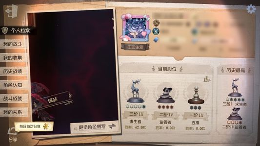第五人格【26级】石榴蝶小姐/名誉首席/安妮公益