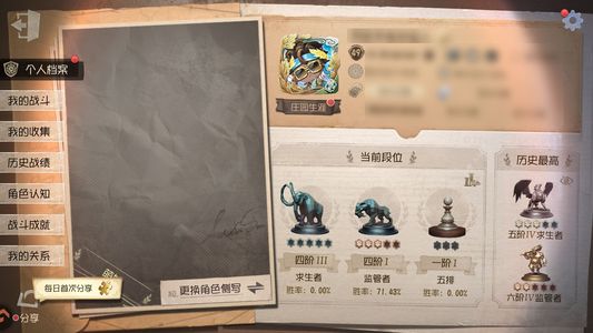第五人格【49级】 巴萨丽莎芥川龙之介九游转移号