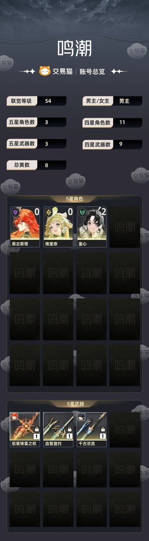 鸣潮【54级】 01奥古斯塔