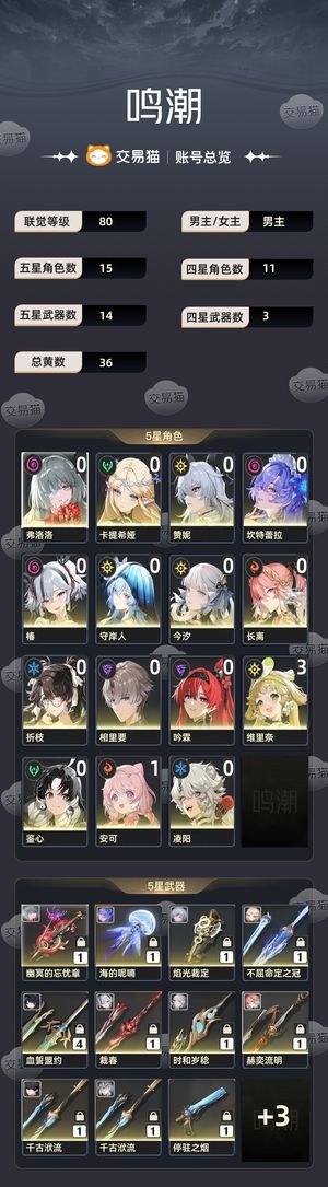 鸣潮【80级】 鸣潮战双连体号