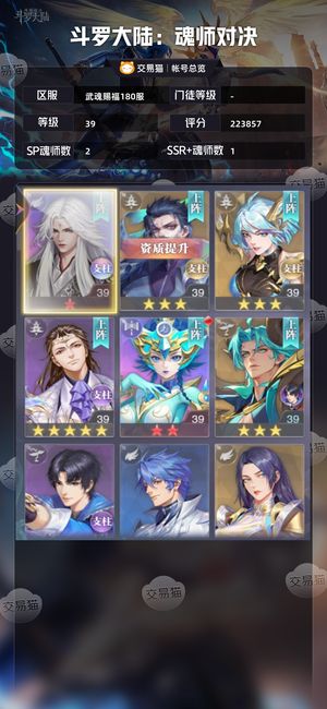 斗罗大陆：魂师对决【 ,39级】魂师对决开服两天红1星王林开局