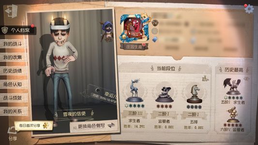 第五人格【74级】火灾调查员灵狐，富江号
