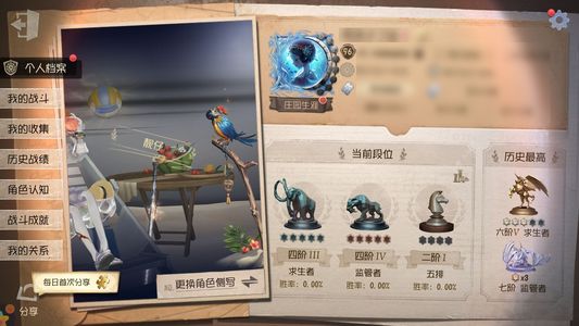 第五人格【96级】 试运者壹原侑子箜篌荧
