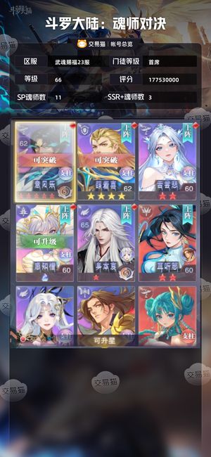 斗罗大陆：魂师对决【首席,66级】 红一王林已出