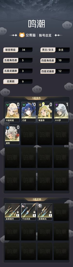 鸣潮【34级】 不知道，看不懂