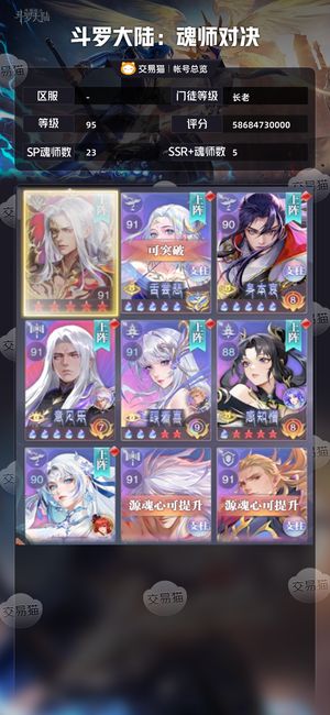 斗罗大陆：魂师对决【长老,95级】 自己看吧自己看