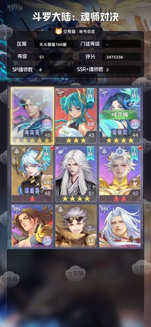 斗罗大陆：魂师对决【 ,51级】性价比非常高 白菜价