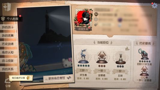 第五人格【24级】雨宫莲，舞女囚徒击球小搭配