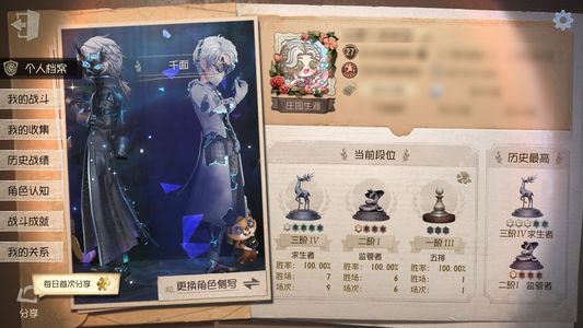 第五人格【27级】第五人格官服出号