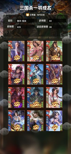 三国杀一将成名（三国杀十周年）【骁卒-伍长】超值阴间超级兵号
