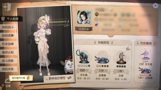 第五人格【73级】 入殓情号驱魔人