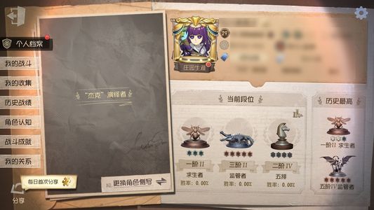 第五人格【29级】杰克联动皮肤艾扎克