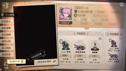 第五人格【47级】 DM加特全活20金