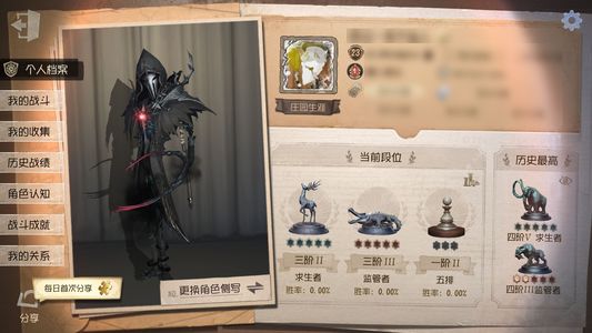 第五人格【23级】四款质量金皮