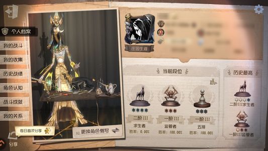 第五人格【13级】 使徒金皮金挂