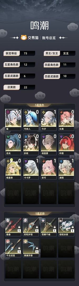 鸣潮【73级】 73级鸣潮号