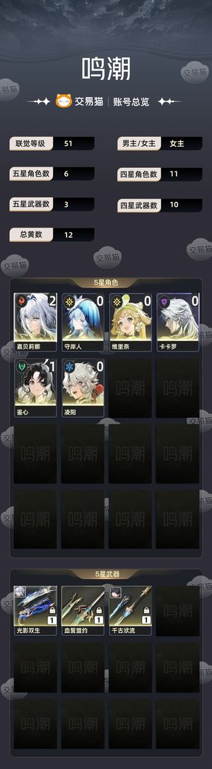 鸣潮【51级】 21嘉贝莉娜