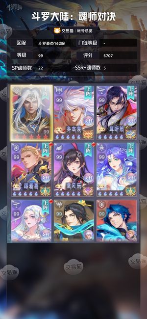 斗罗大陆：魂师对决【 ,99级】5700亿无敌御统供奉
