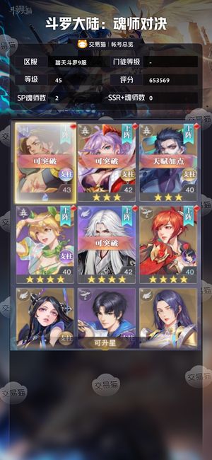 斗罗大陆：魂师对决【 ,45级】满进度王林双骨