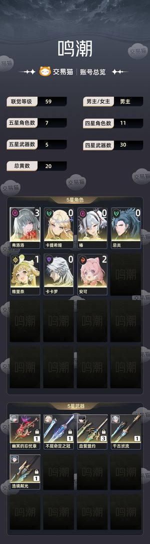 鸣潮【59级】 3 1弗洛洛