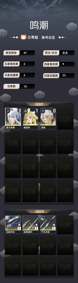 鸣潮【47级】 31大贝姐