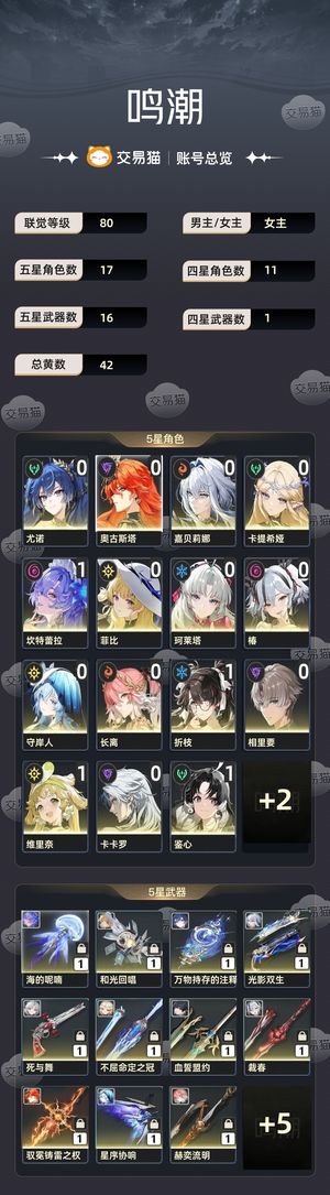 鸣潮【80级】 超无敌欧号