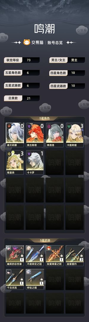 鸣潮【73级】 自己看看就知道了
