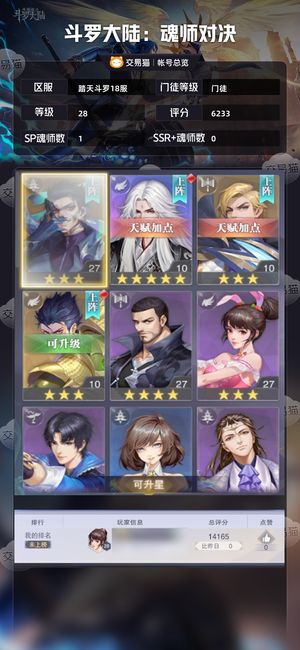 斗罗大陆：魂师对决【门徒,28级】五星王林无绑