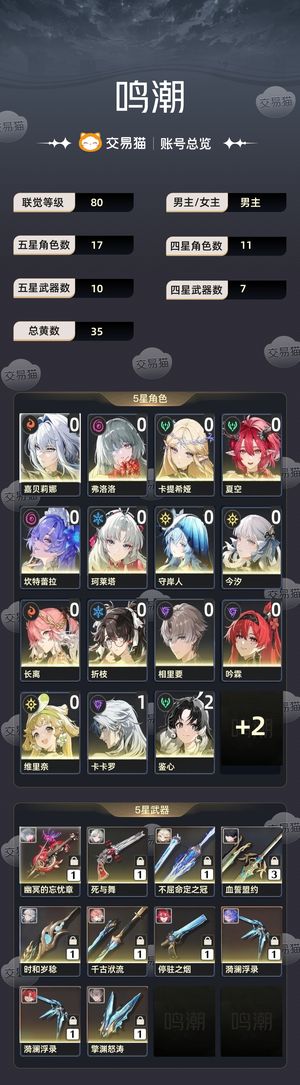 鸣潮【80级】 t0配队，自己看爽号