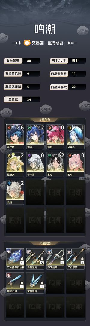 鸣潮【80级】 满链布兰特
