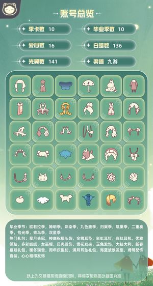 光遇10季毕业多礼包多复刻转移号