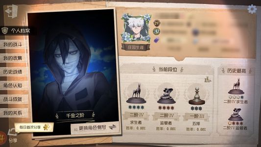 第五人格【29级】 第五人格账号