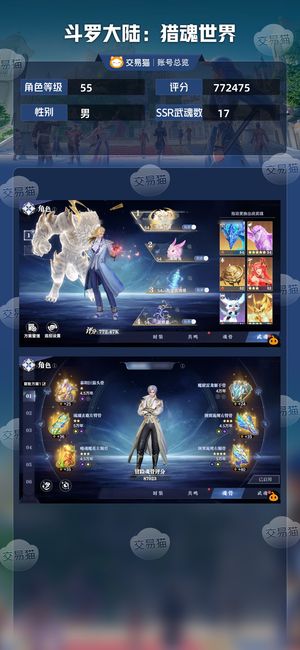 斗罗大陆：猎魂世界【55级】实战780k，虚战接近900k