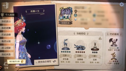 第五人格【64级】 赤松枫惊鸿36金141紫转移号