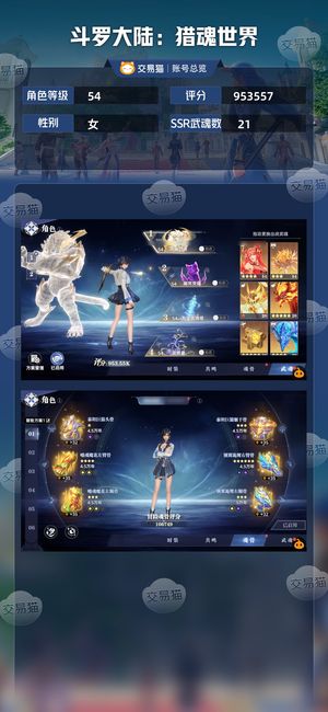 斗罗大陆：猎魂世界【54级】三星虎，二星锤