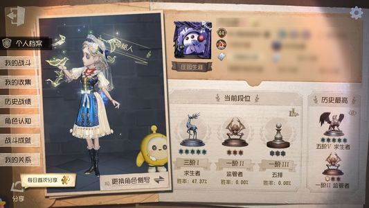 第五人格【44级】 鸽子般的尤迪特，回声紫多
