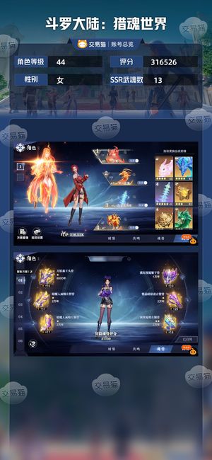 斗罗大陆：猎魂世界【44级】完整火队，可以议价，凤凰有神赐