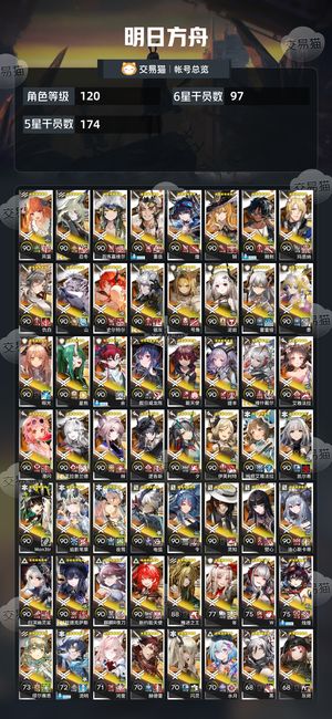 明日方舟【120级】夜刀ew新能m3