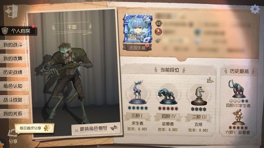 第五人格【45级】 红骑士灰云星之王辛美尔zf活