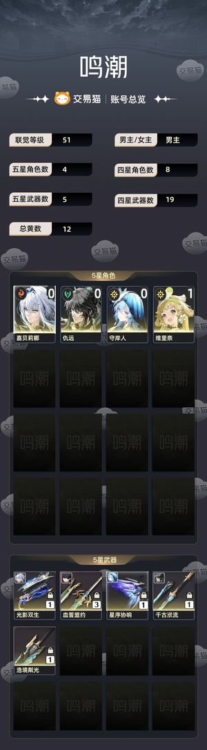 鸣潮【51级】 如图所示↑