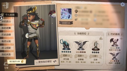 第五人格【59级】全网最低金翼套