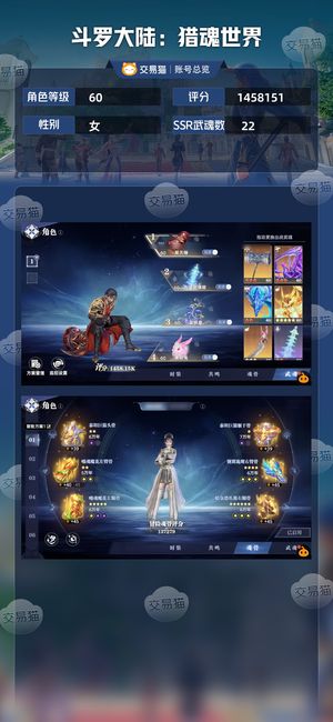 斗罗大陆：猎魂世界【60级】氪度 1.4w 唐昊队伍