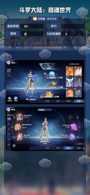 斗罗大陆：猎魂世界【43级】 送一万两千钻，355觉醒限定券