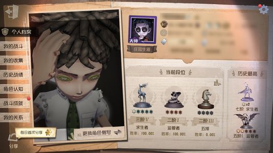 第五人格【61级】有限定皮肤