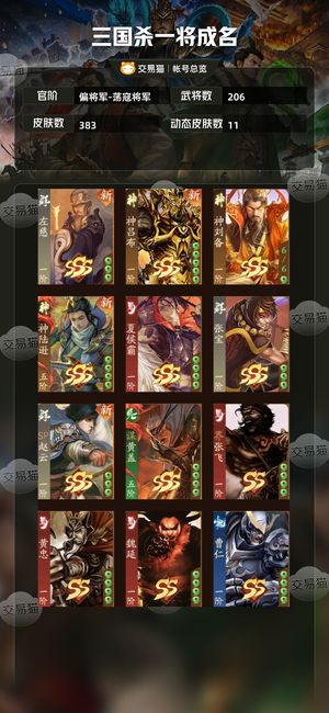 三国杀一将成名（三国杀十周年）三国杀一将成名（三国杀十周年）